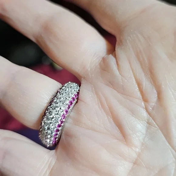 Victoria Wieck Eternity Ring Size 7 - Picture 2 of 6